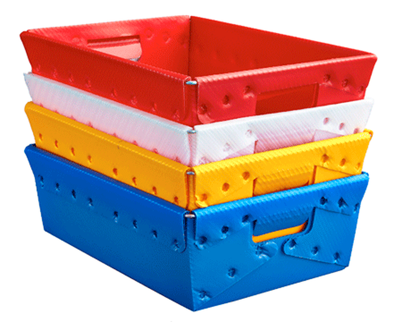 Colorful PP Corrugated Plastic Tray Colorful PP Corrugated Plastic Tray