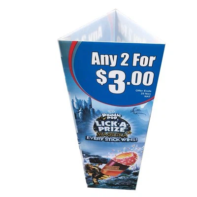 Tanda Corflute Plastik Iklan Kustom